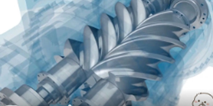 螺桿機(jī)頭3D構(gòu)造